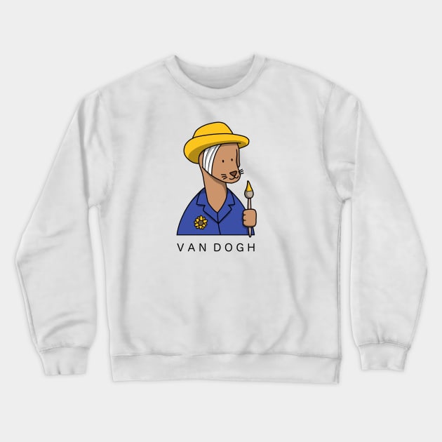 VAN DOGH Crewneck Sweatshirt by RogerHaus